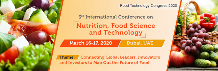 3rd International Conference on Nutrition, Food Science and Technology ...